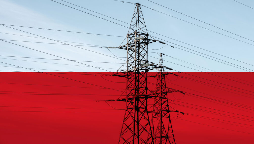 Polska flaga słup. Fot.Depositphotos